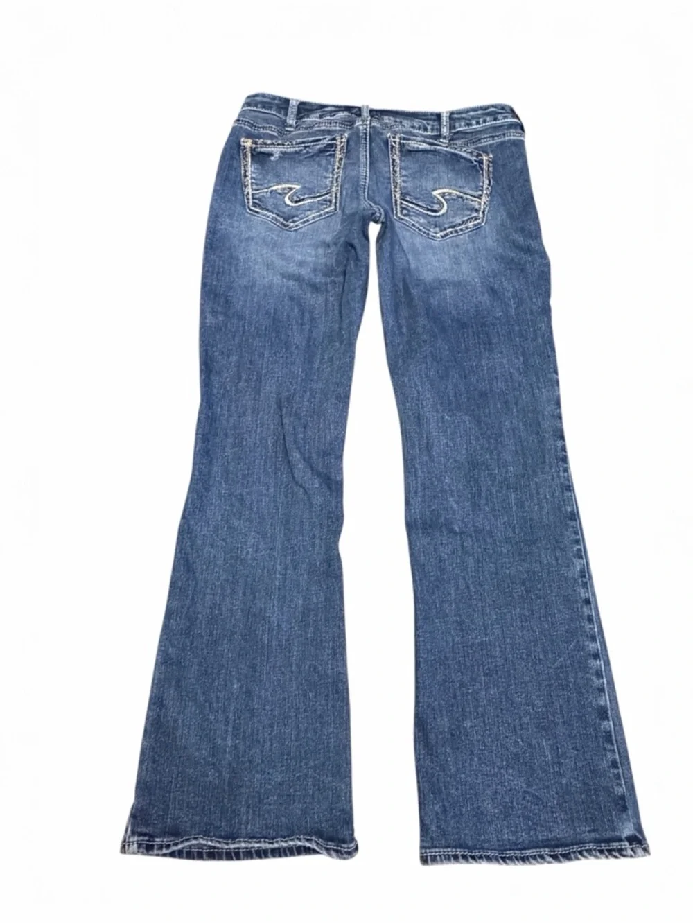 Silver Jeans Tuesday Slim Bootcut 34x31 Y2K Boho Model Off Duty